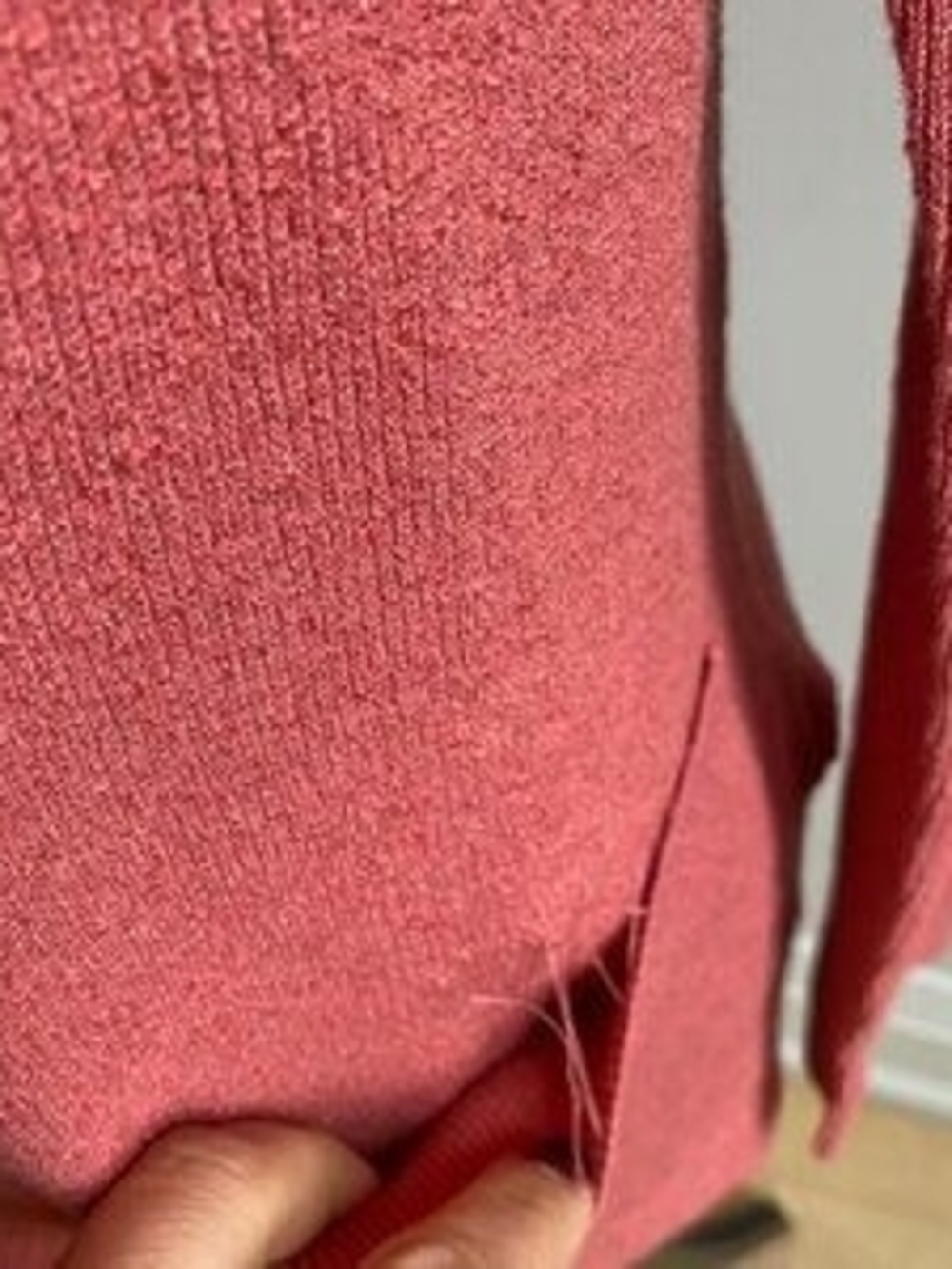 Women's Rose Pink Button-Front Cardigan Sweater - Picture 2 of 7